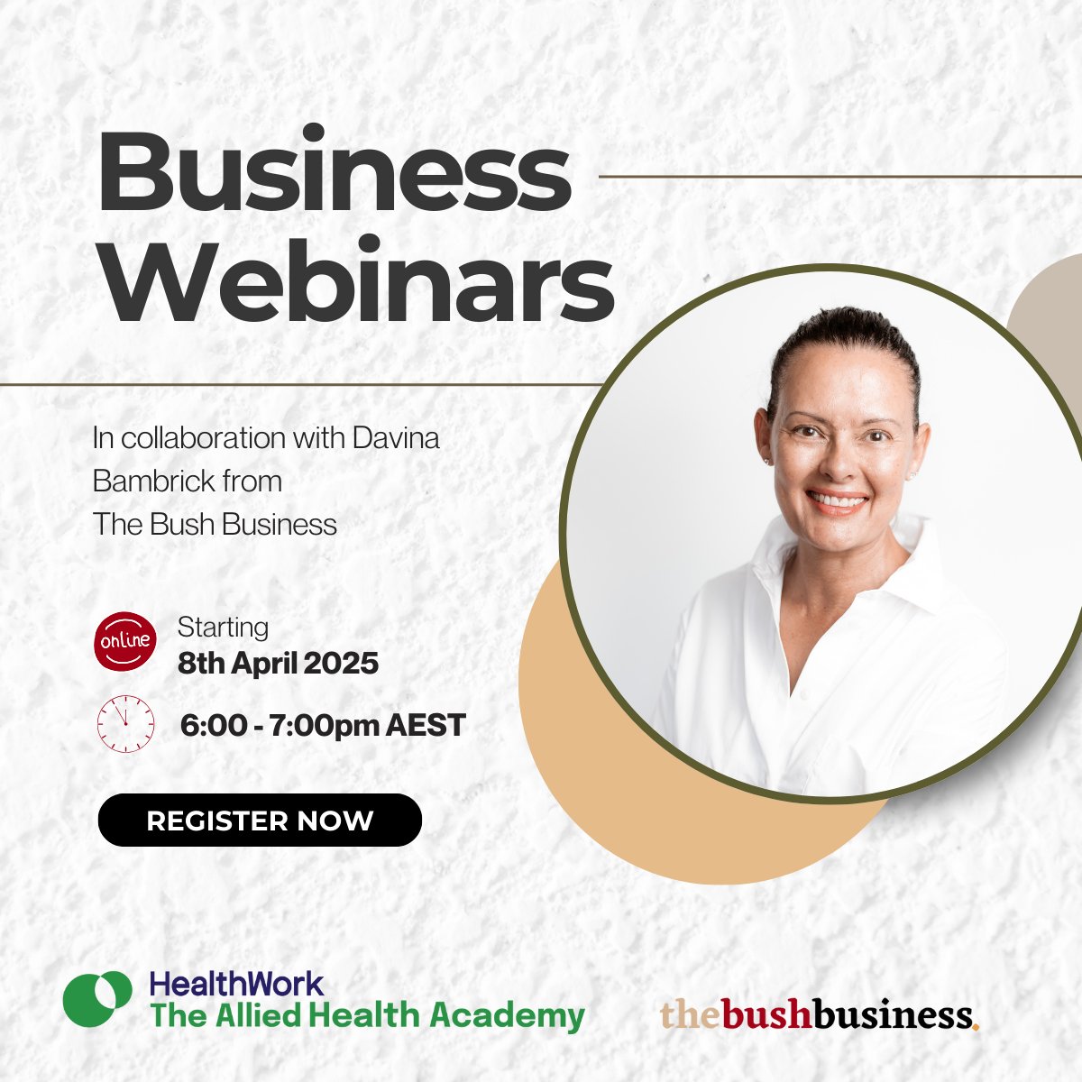 Launch and grow a thriving #AlliedHealthBusiness with our new Business Foundations Webinar Series 👏 Designed to help #AHPs successfully start, manage, and grow a sustainable business.

➡️ Find out more: loom.ly/sWAOH2Q

#BusinessCourse #BusinessFoundations #TAHA