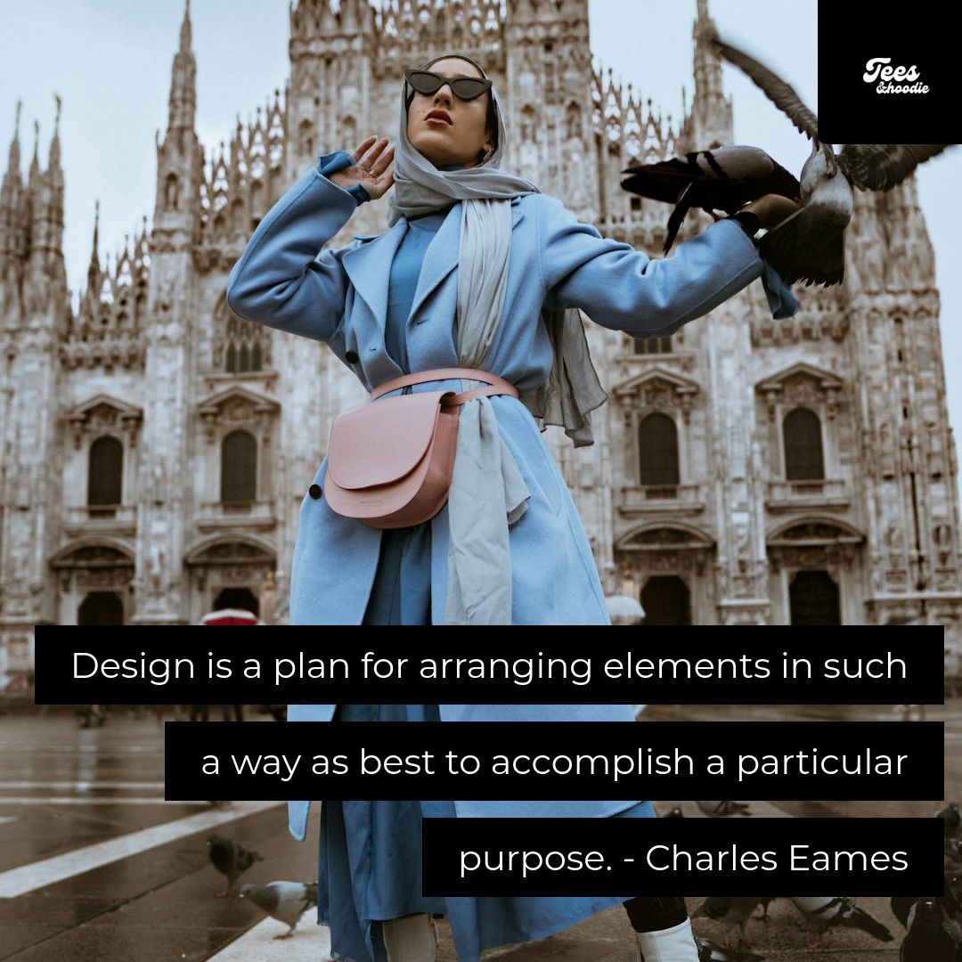 TeesandHoodie's tweet image. Design is a plan" - Charles Eames. Our tees &amp;amp; hoodies are your style blueprint. Time to arrange your perfect look! 🎯👕🔥 #EamesInspired #TeesAndHoodieStyle teeshoodie.com