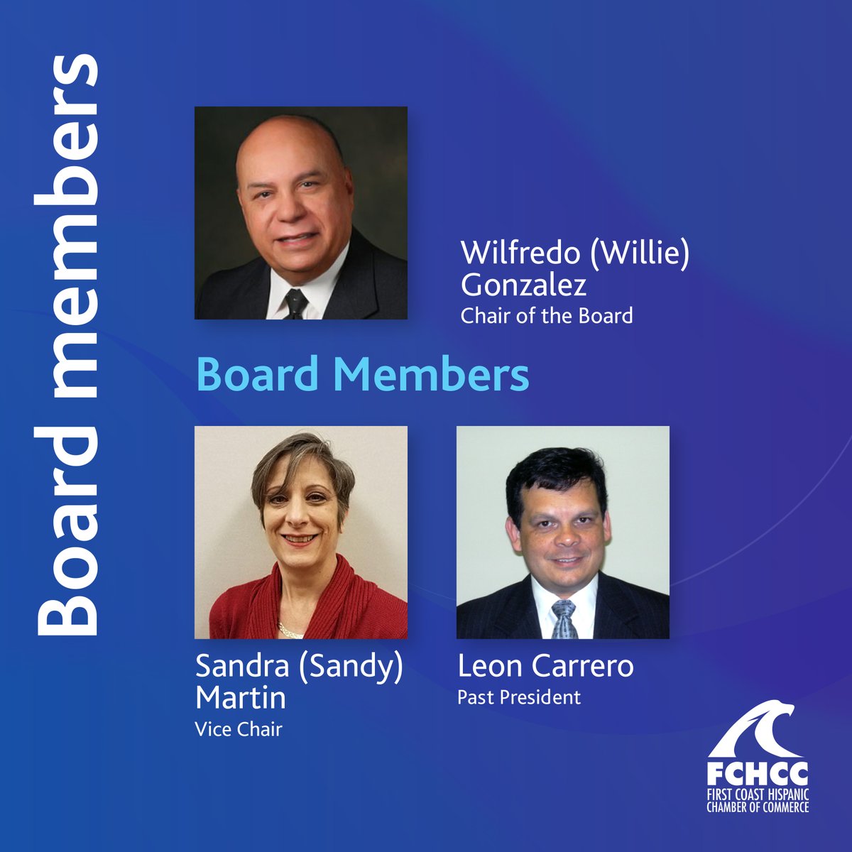 FCHCCflorida's tweet photo. Thankful for our 2025 Board Members’ leadership &amp; dedication to our business community! Excited to welcome new Directors at Large: Joel Gonzalez, Cindy Caldwell, &amp; Helga Langthon, who’ll drive our mission forward! https://t.co/h0gS4TFiwq