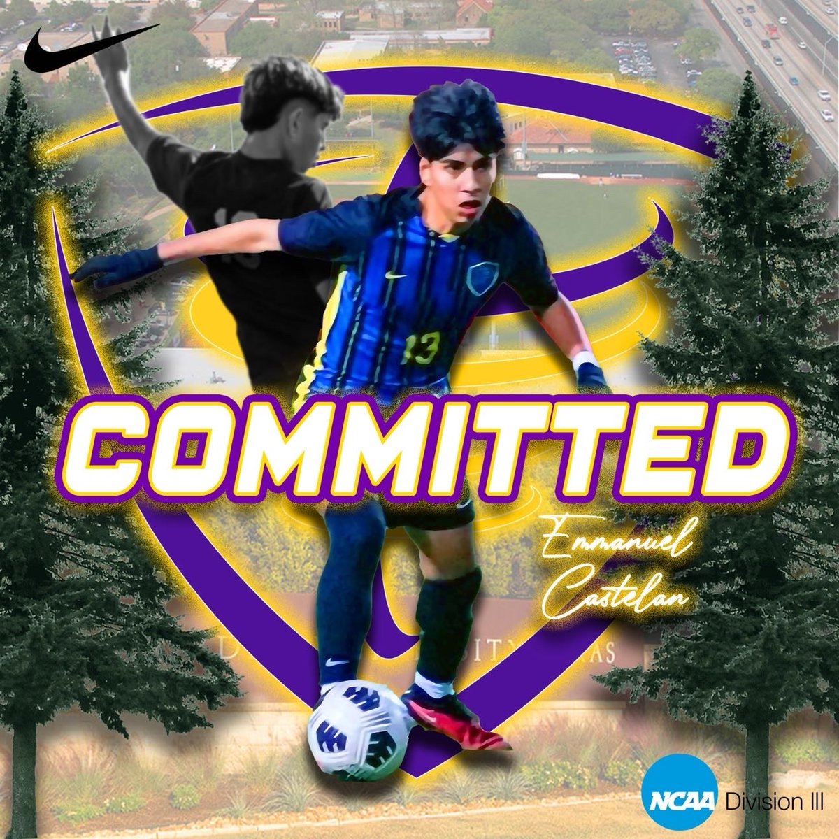 Emmanuel Castelan has committed to play soccer at Concordia University in Austin. Congratulations, Emmanuel!