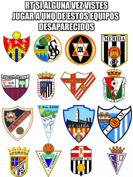 🔄RT SI ALGUNA VEZ VISTE JUGAR A UNO DE ESTOS EQUIPOS DESAPARECIDOS 😱😢