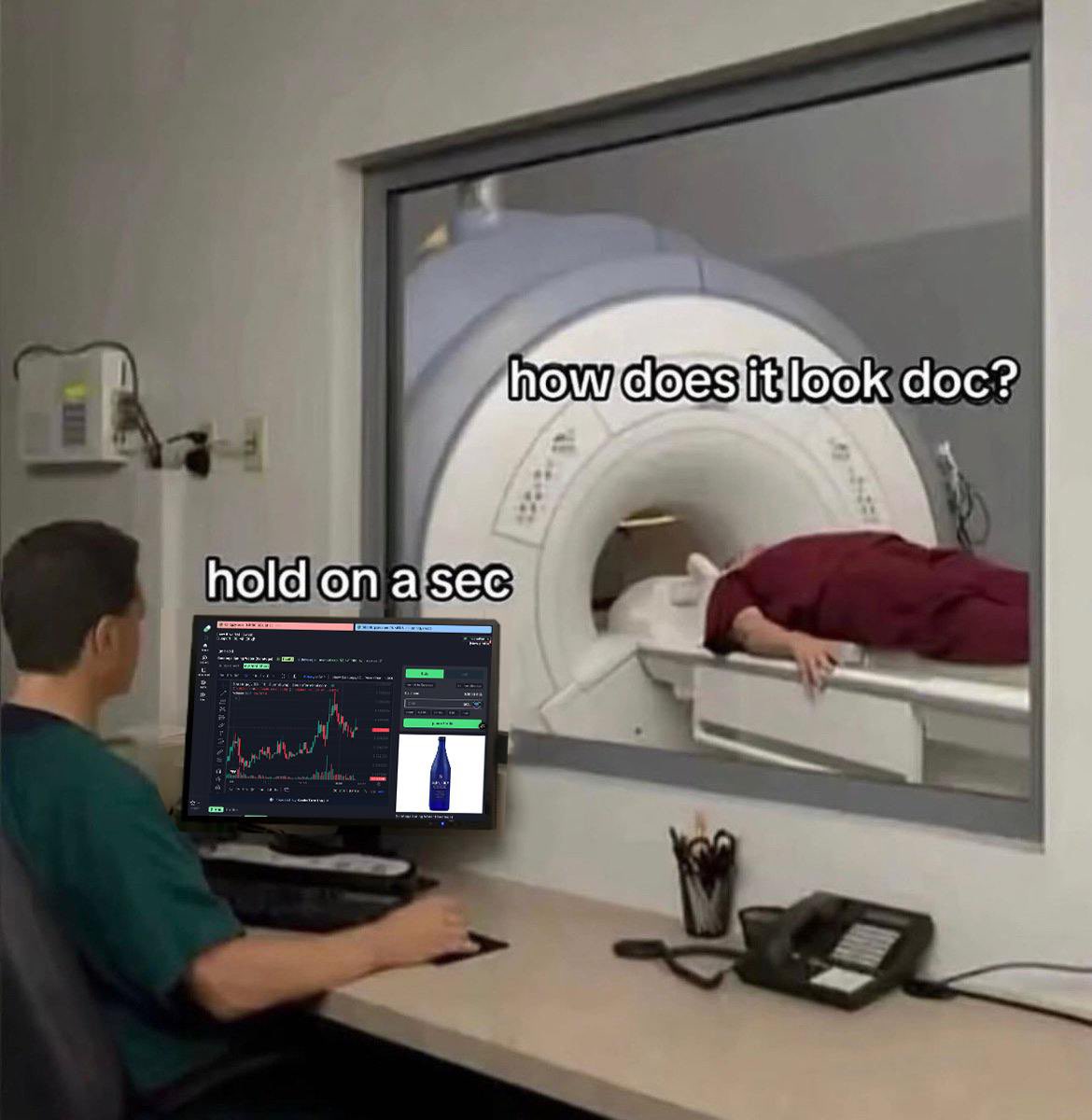 damn patients getting in the way of my full time job