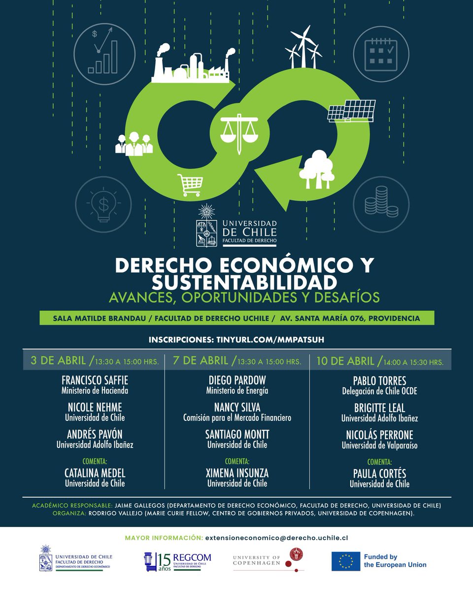 Catalina Medel (@cmedellu) on Twitter photo Los esperamos en este ciclo de conversatorios con invitados de lujo! <a href="/RegCom_UChile/">RegCom UChile</a> <a href="/derechouchile/">Facultad de Derecho</a> Los esperamos en este ciclo de conversatorios con invitados de lujo! <a href="/RegCom_UChile/">RegCom UChile</a> <a href="/derechouchile/">Facultad de Derecho</a>
