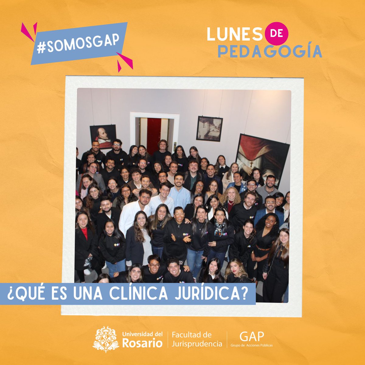 #SomosGAP | 📢 ¿Qué es una clínica jurídica? Es un punto de encuentro entre el derecho y la realidad social. En ellas, los estudiantes trabajan en casos reales, enfocándose en litigio estratégico e incidencia en políticas públicas para generar impacto. Te lo explicamos aquí👇