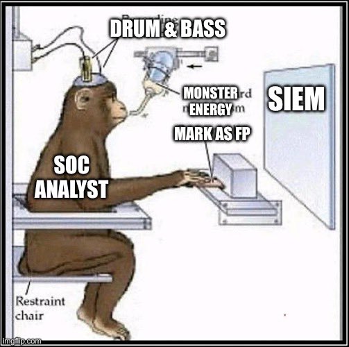 Based on my convos with SOC analysts at MSSPs, it do be like that…