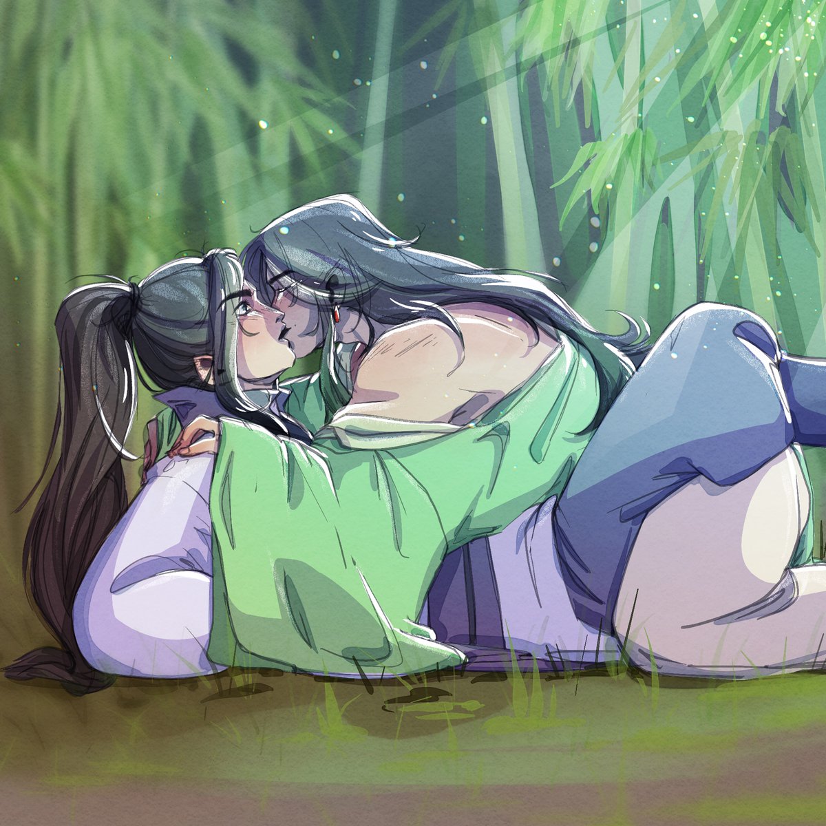 DrawtheMoon101's tweet image. LiuShen for the soul because they both deserve to be pampered🥰
#LiuShen #svsss