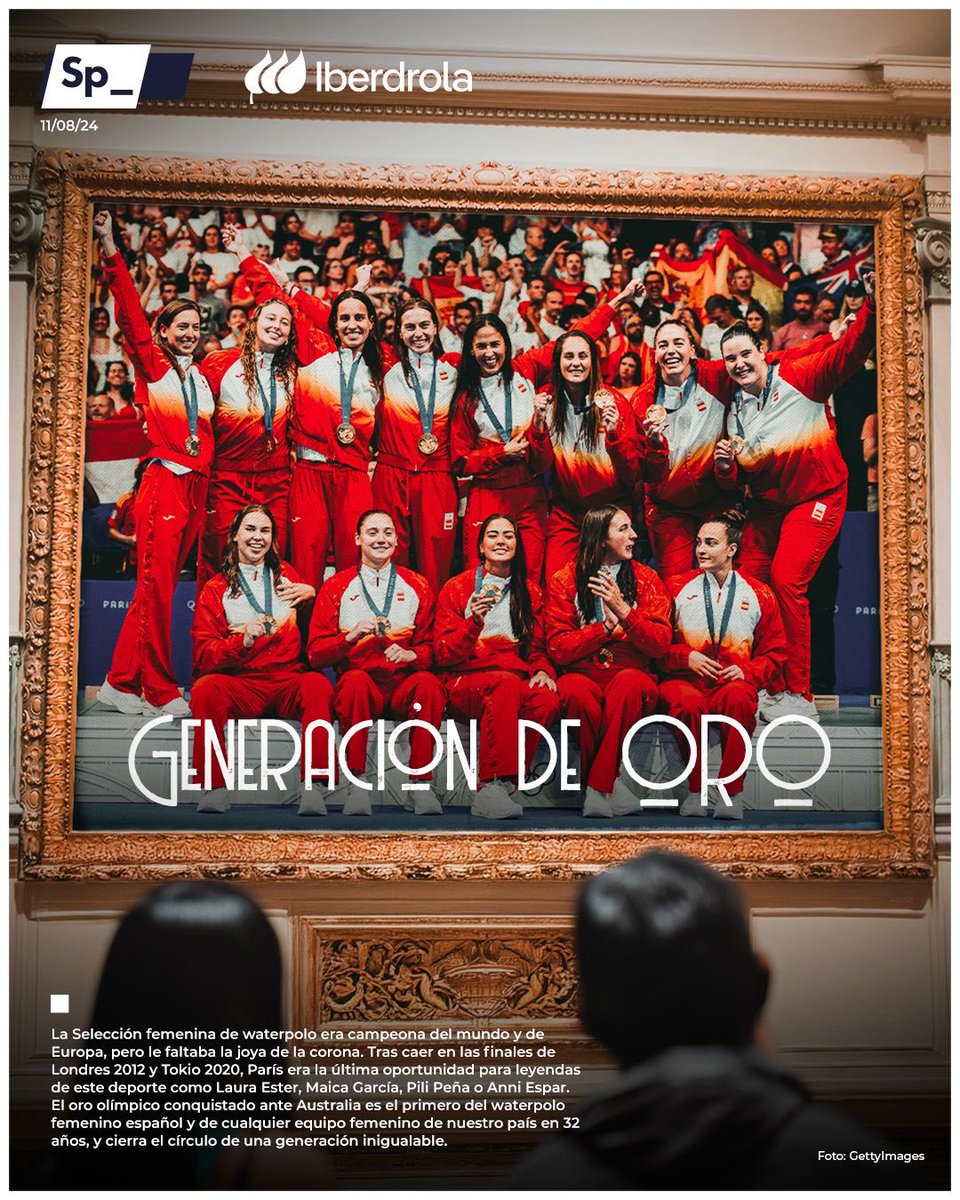 Sphera Sports (@spherasports) on Twitter photo 🤽♀️Con motivo de la emisión del <a href="/InformePlus/">Informe Plus+ por Movistar Plus+</a> ‘ETERNAS’, y a modo de agradecimiento, la portada de este martes es recuperar la portada del 11 de agosto. El día después que la ‘familia’ del waterpolo lograra el mayor hito del deporte femenino (equipos) en la historia de este país. 🤽♀️Con motivo de la emisión del <a href="/InformePlus/">Informe Plus+ por Movistar Plus+</a> ‘ETERNAS’, y a modo de agradecimiento, la portada de este martes es recuperar la portada del 11 de agosto. El día después que la ‘familia’ del waterpolo lograra el mayor hito del deporte femenino (equipos) en la historia de este país.