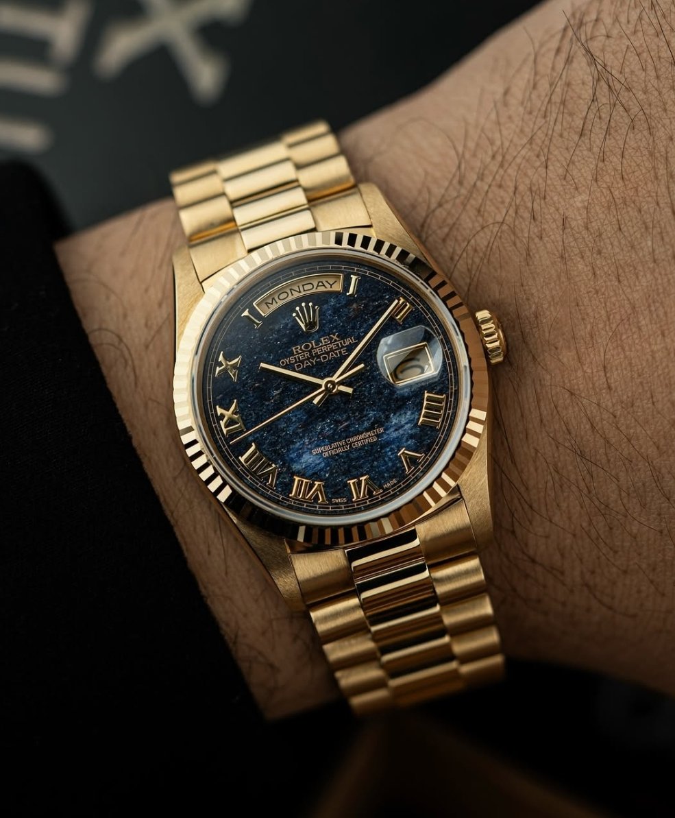 GlobalWatchClub's tweet photo. Rolex Day-Date Ref. 18238 https://t.co/jPFsCiN10S