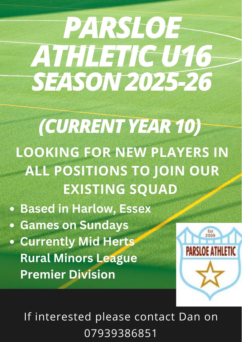 Parsloe Athletic Youth FC tweet media