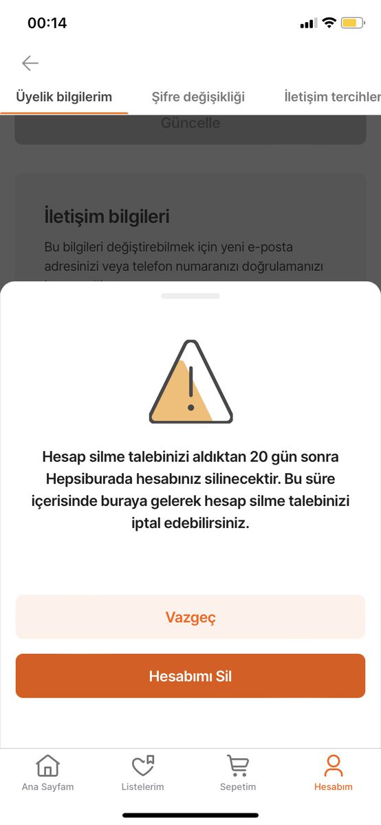 Pezeveklere bak belki dönen olur diye hesabı 20 günde kapatıyor👇🏻
