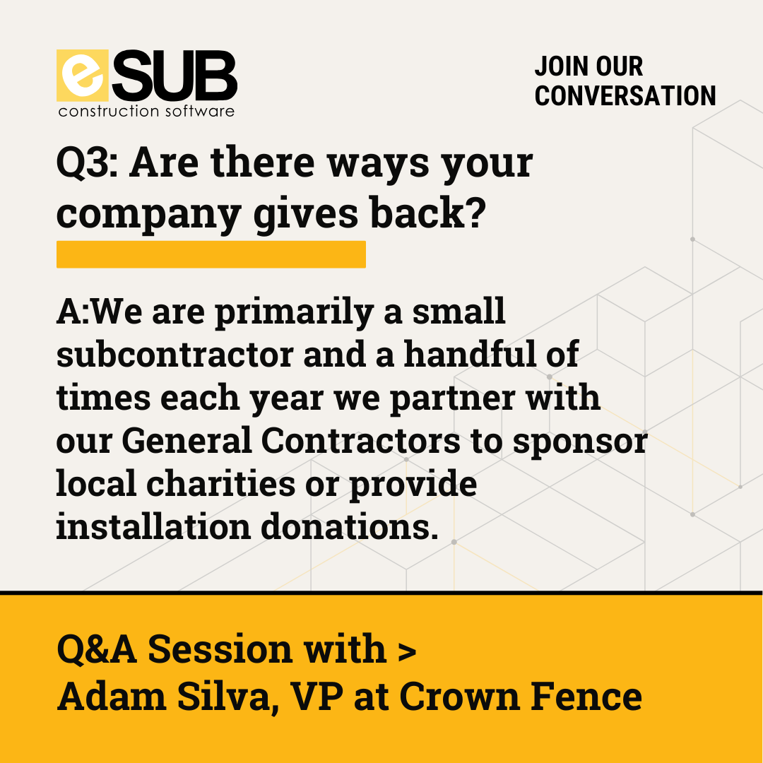 eSUB Construction Software tweet media