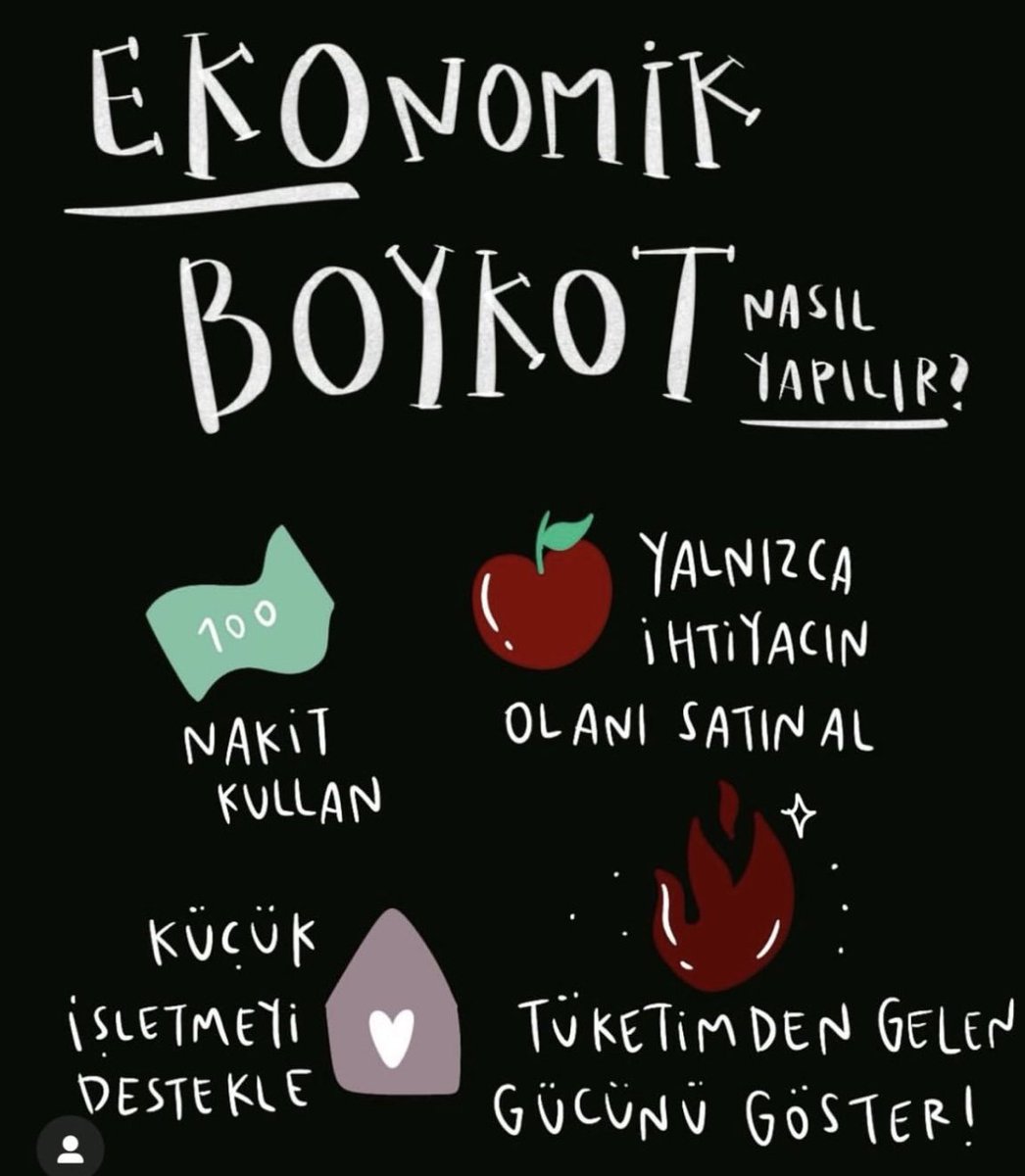 Ekonomik Boykot
Tüketim Boykotu
Direnmeye Devam

boykot.web.tr
Sitede boykot yapılacak marka ve firmalar mevcut. Bulunduğumuz şartlar altında boykot tercih değil zorunluluktur.