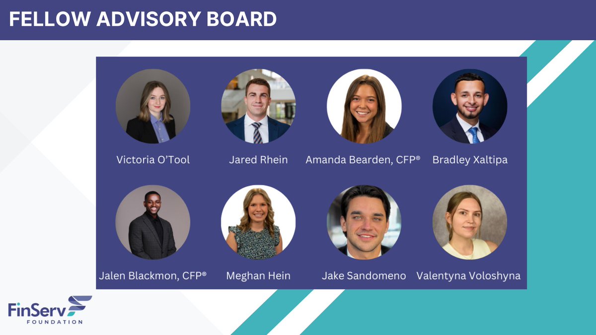 🚨 Foundation Update 🚨

We are excited to announce our newly appointed FinServ Foundation Fellow Advisory Board!

We are looking forward to great things ahead!