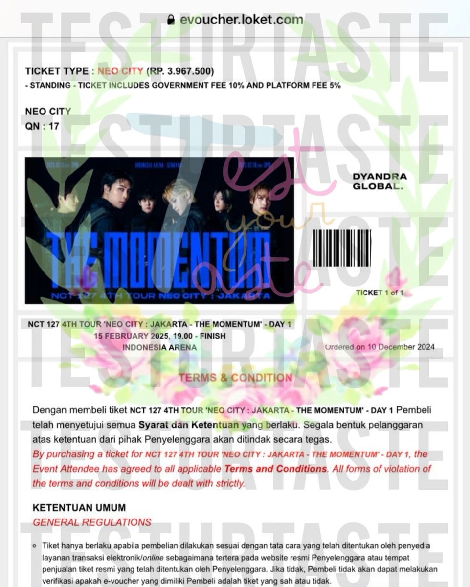 testurtaste's tweet photo. Testi NCT 127 4th TOUR NEO CITY JAKARTA THE MOMENTUM dapet QN 2 digit 🥺🙏🏻 https://t.co/1dvUCHsy6k