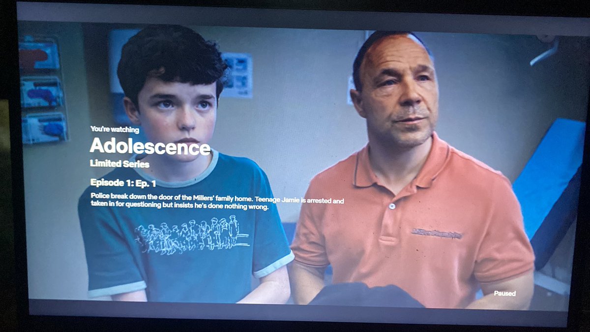 dhampam07's tweet photo. What a series man! I was shocked after knowing it was one take shot. Based on true situation the kids and their family facing. Show is full of intimate and emotions.The character of #jamie by #owencooper full thrilling.@netflix #Adolescence #StephenGraham #AdolescenceNetflix 🤯🥶 https://t.co/kshG2jaWWS
