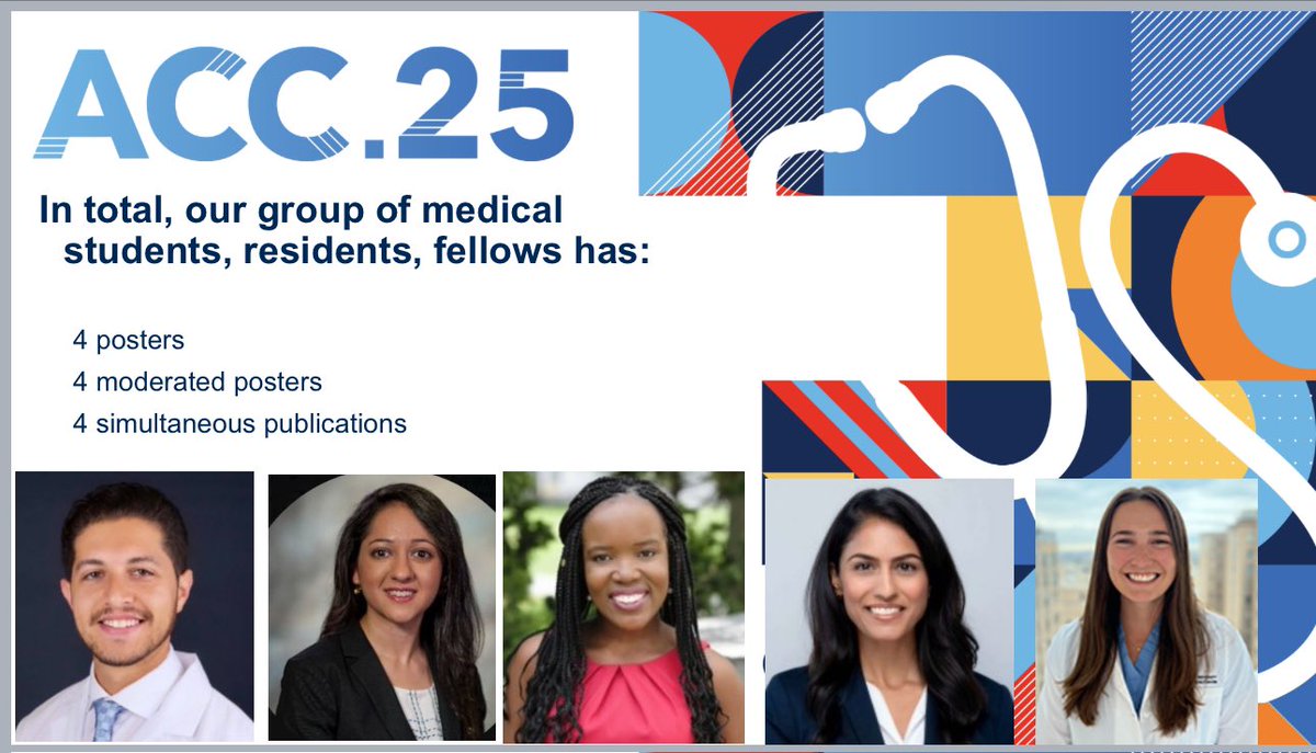 Silia DeFilippis MD FACC FAHA FHFSA (@emdefilippismd) on Twitter photo Excited to share that my mentees will collectively have 4 poster presentations, 4 moderated poster presentations and 4 sim pubs at #ACC25!
<a href="/ColumbiaCardio/">Columbia Cardiology Fellows</a> <a href="/tracymakMD/">Tracy TM, MD, MPH</a> <a href="/JustinMarkMD/">Justin Mark, M.D.</a> <a href="/elenadonaldMD/">Elena Donald</a> <a href="/Zaralatif5/">Zara Latif, MD</a>
More details to come βοΈβοΈ Excited to share that my mentees will collectively have 4 poster presentations, 4 moderated poster presentations and 4 sim pubs at #ACC25!
<a href="/ColumbiaCardio/">Columbia Cardiology Fellows</a> <a href="/tracymakMD/">Tracy TM, MD, MPH</a> <a href="/JustinMarkMD/">Justin Mark, M.D.</a> <a href="/elenadonaldMD/">Elena Donald</a> <a href="/Zaralatif5/">Zara Latif, MD</a>
More details to come βοΈβοΈ