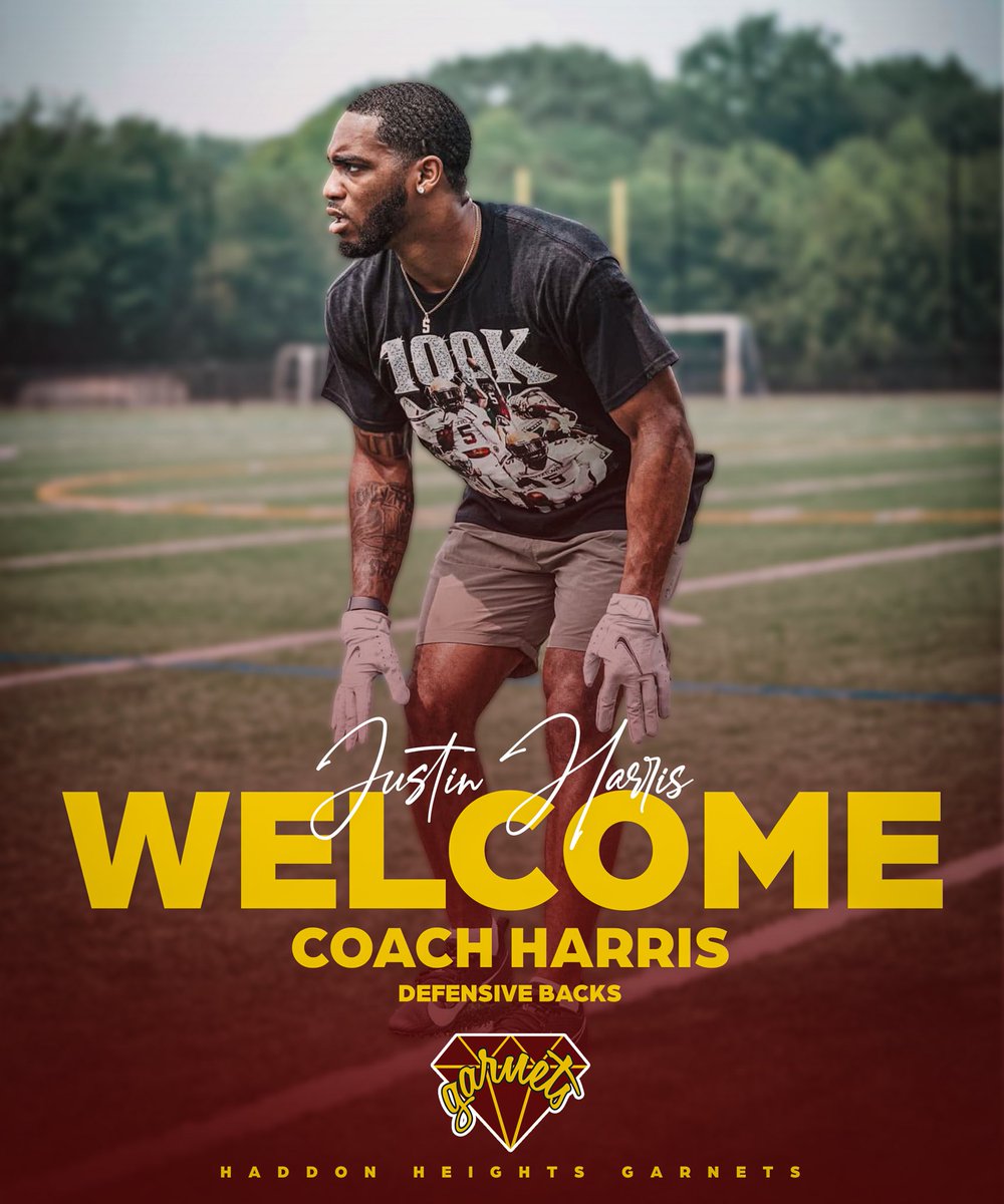 Haddon Heights Football (@garnetfootball) on Twitter photo Welcome Coach Harris! Welcome Coach Harris!