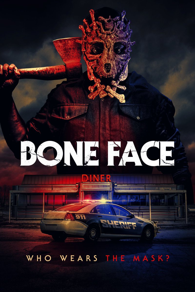 smahal1's tweet photo. Watching the new slasher movie Bone Face [2025]! #slasher #boneface https://t.co/cq8yz8CfwV