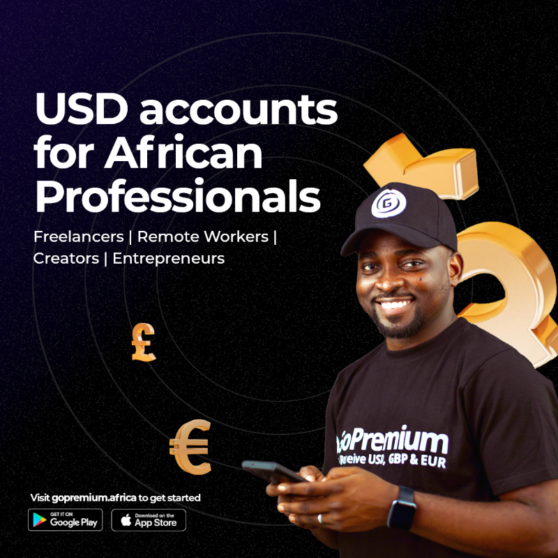 GoPremiumAfrica's tweet photo. Own a US-based account in USD from any country. Download now and start saving, earning and receiving USD payments. 

Create a dollar card to spend your money globally, you deserve it. It takes only few minutes to setup your account today.