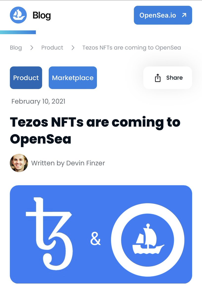 funghibull's tweet image. Would love to see @opensea fulfill the prophecy and finally ship support for art on @tezos 

Easily one of the most important chains for crypto art and one whose community has never complained about paying royalties or platform fees in-full