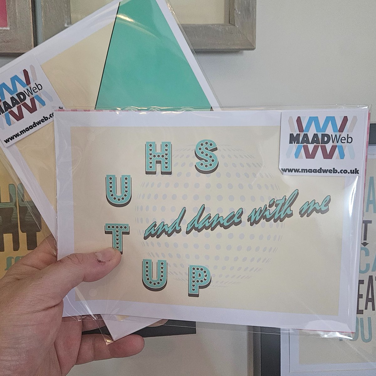 MaadWeb's tweet image. 🕺💃 Another one shipped! 💃🕺

"Shut up and dance with me!" – A print that needs no explanation. This one’s gone, but I’ve got more!

👉 Grab yours here: maadweb.co.uk/product/shut-u…

#ShutUpAndDance #WalkTheMoon #FeelGoodVibes #MusicPrints #JustDance