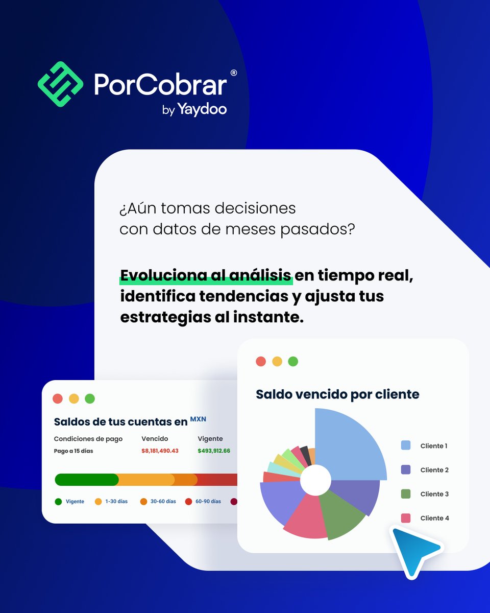 👉🏼De la cobranza reactiva y de último minuto, a la cobranza preventiva con hubs.li/Q03dbvnM0 👈🏻

#AutomatizaciónFinanciera #CuentasPorCobrar #Fintech #TransformaciónDigital #PorCobrar