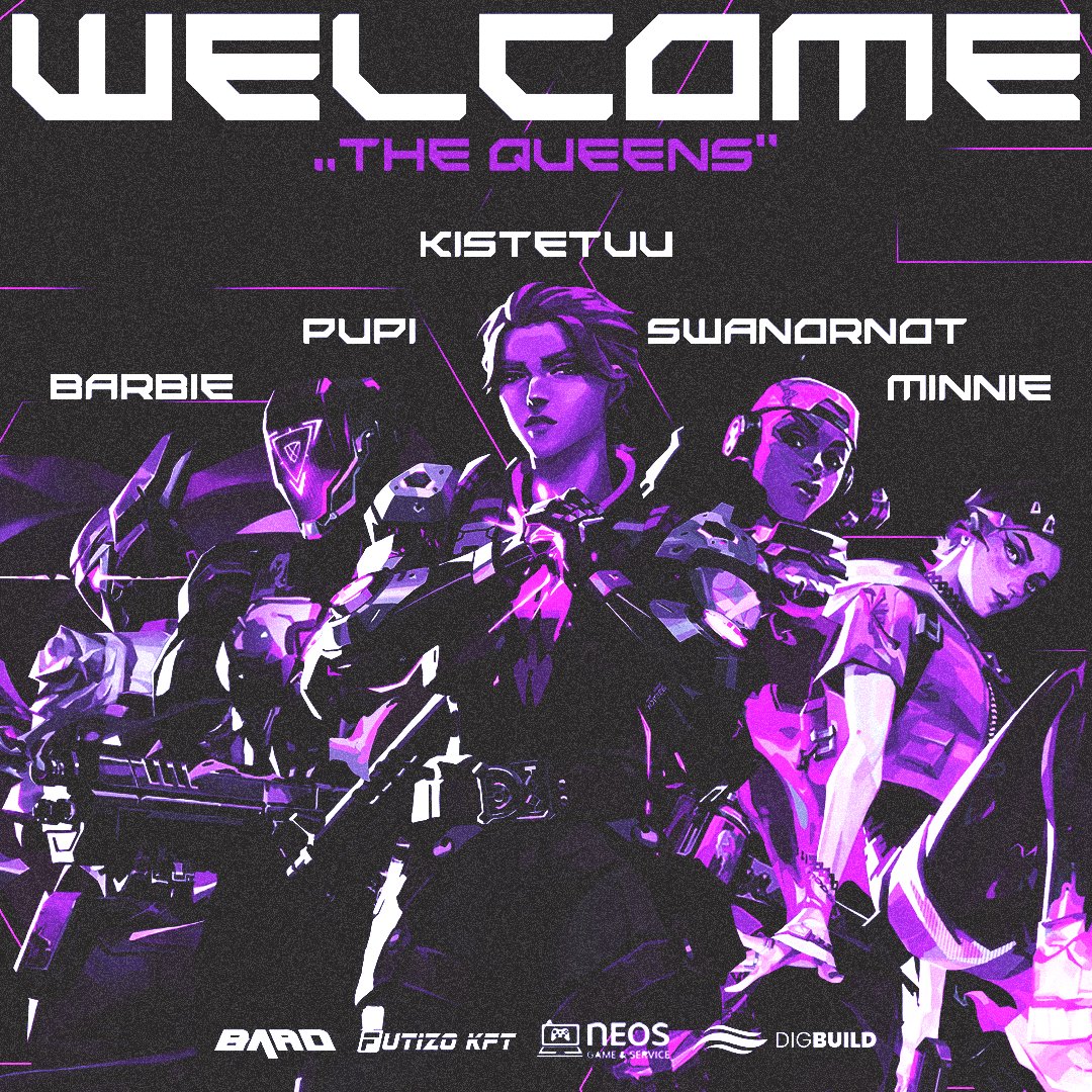 Békéscsabai E-sport Egyesület (@esport_bee) on Twitter photo Time has come ⏰
We are entering the female scene 😈
🥰 Please welcome the queens!
🐝<a href="/swan0rnot/">swanornot</a>
🐝<a href="/smolpuppie/">smolpuppie</a>
🐝<a href="/Gugliandol23276/">GugliandoloJázmin</a>
🐝<a href="/fhrbarbi/">Barbie</a>
🐝<a href="/Melcsio/">melKO</a>
C: <a href="/WhalalaY/">Whalala Yo</a>
#beesport
<a href="/bard_test/">BARD Test</a> - #DIGBUILD - #Futizo - #NeosBekescsaba Time has come ⏰
We are entering the female scene 😈
🥰 Please welcome the queens!
🐝<a href="/swan0rnot/">swanornot</a>
🐝<a href="/smolpuppie/">smolpuppie</a>
🐝<a href="/Gugliandol23276/">GugliandoloJázmin</a>
🐝<a href="/fhrbarbi/">Barbie</a>
🐝<a href="/Melcsio/">melKO</a>
C: <a href="/WhalalaY/">Whalala Yo</a>
#beesport
<a href="/bard_test/">BARD Test</a> - #DIGBUILD - #Futizo - #NeosBekescsaba