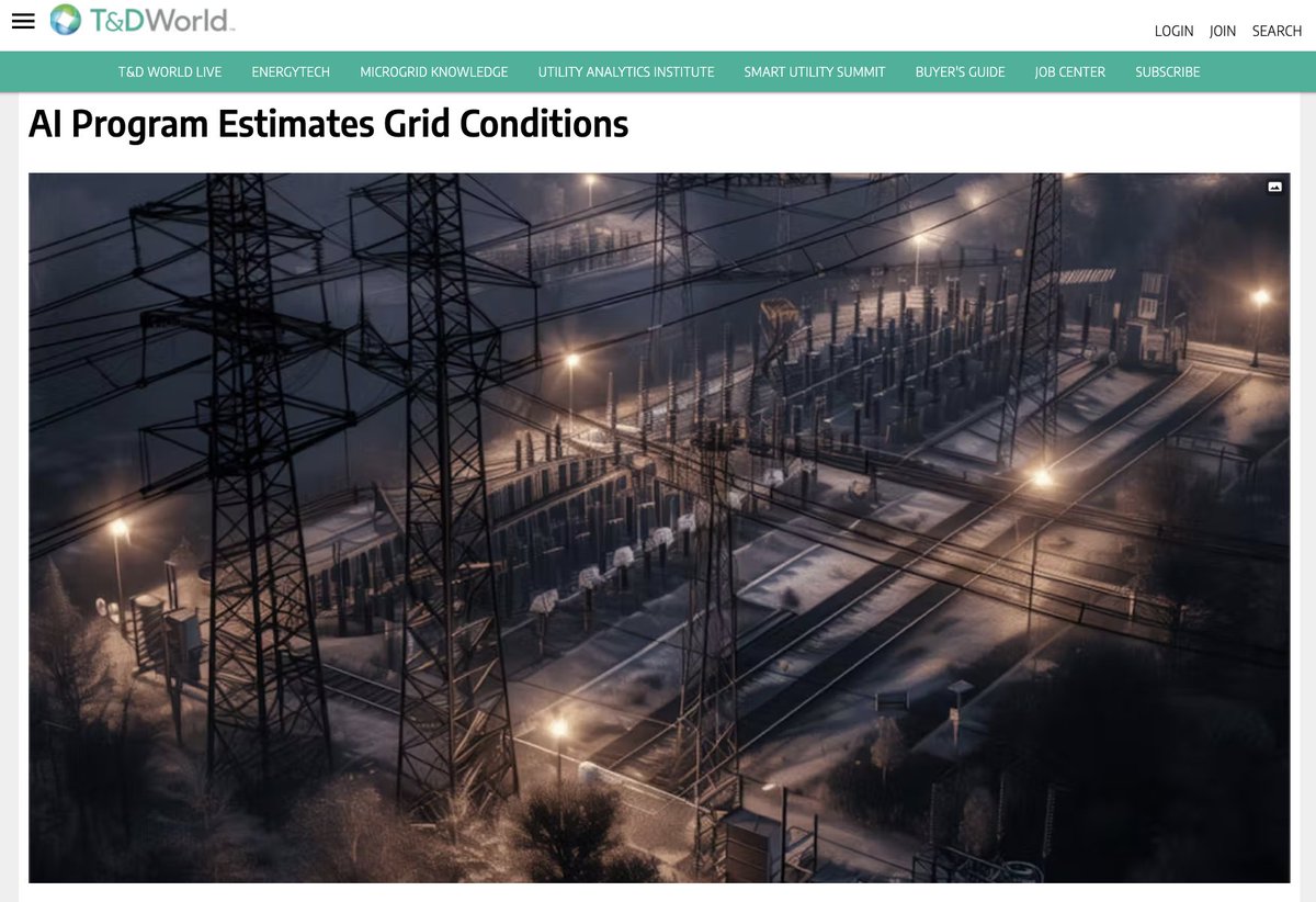 Newest coverage for ThinkLabs AI:

AI Program Estimates Grid Conditions

Read full article: somapublicrelations.com/news/ai-progra…