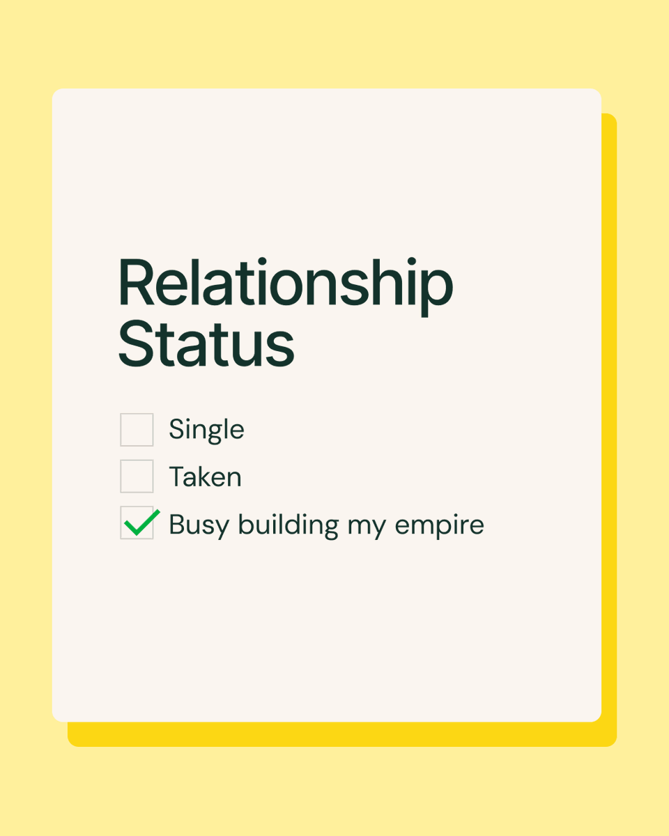 Forget relationship goals, let's talk about wealth goals. Whether you're single or taken, make sure your credit score is thriving, your savings are stacking, and your investments are growing. The best kind of love? Compound interest.