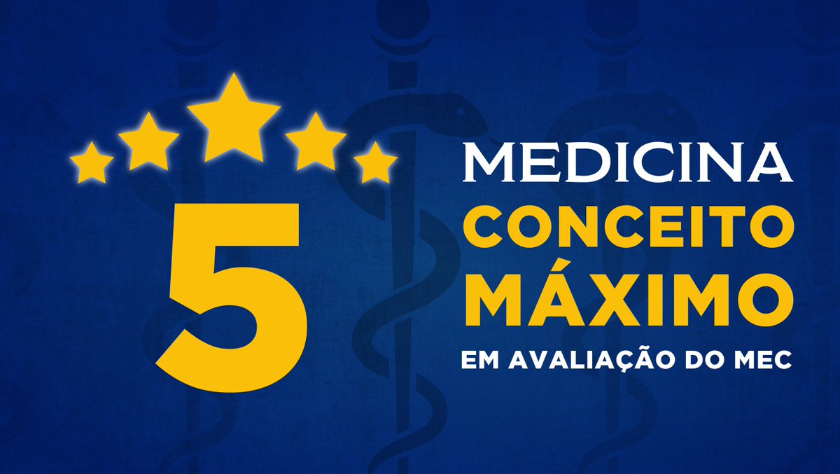 NO TOPO ⭐

O nosso curso de Medicina conquistou nota 5 na Renovação de Reconhecimento do Curso pelo MEC. 🩺

Esse reconhecimento reforça o nosso compromisso em oferecer ensino de excelência. 

Acesse e saiba mais: bit.ly/4bYUiIr

#UP #medicina