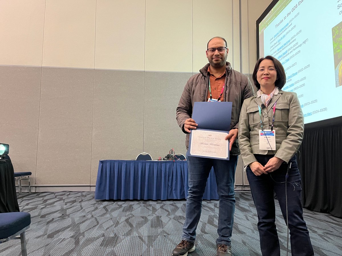 Congratulations to our 2025 GDS IMPACT award winners: Jacob Adamczyk (UMass Boston), Haotong Liang (U. of Maryland), and Akram Ibrahim (UMBC)!