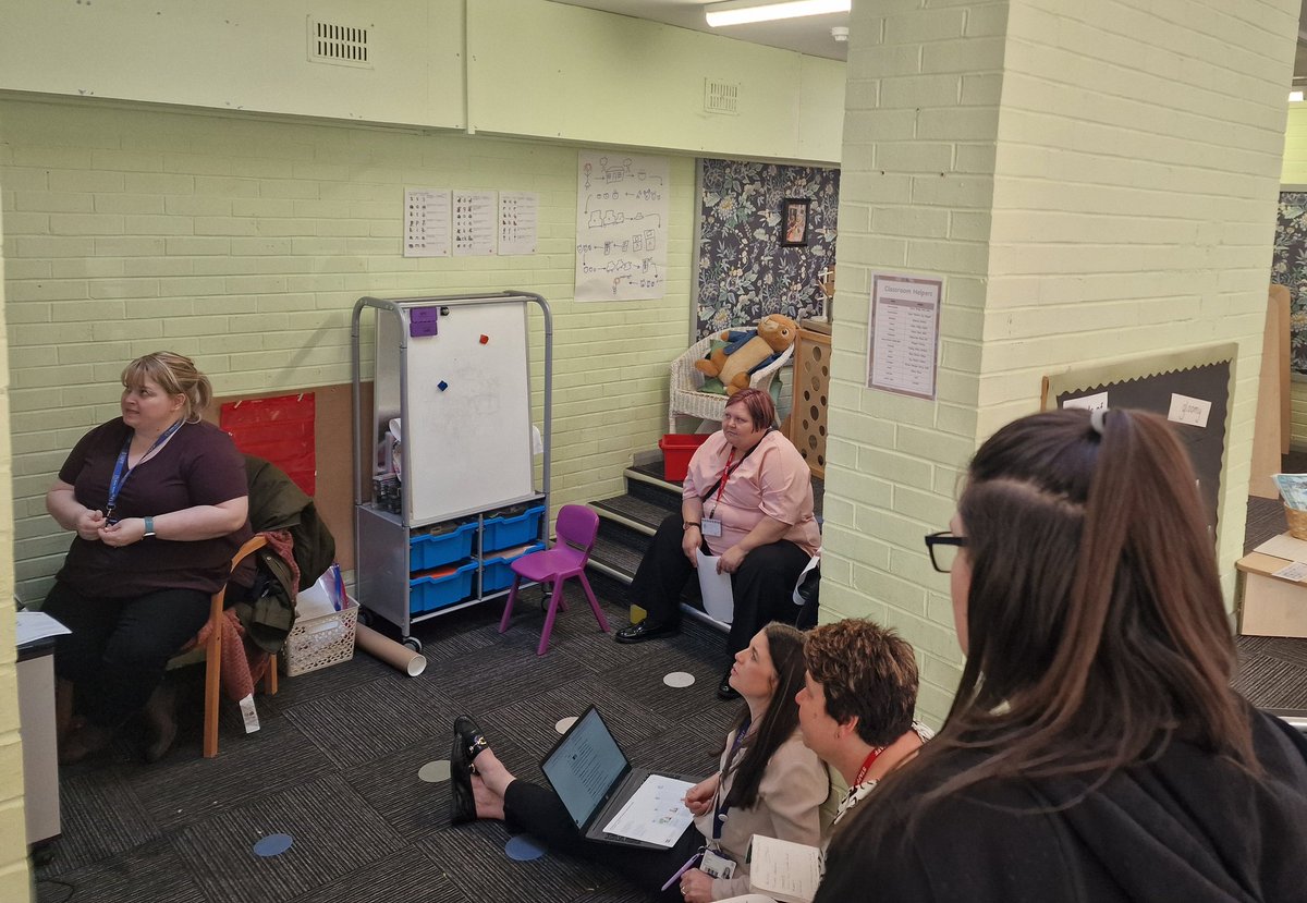 Loved walking into the end of day EYFS team meeting today ♥️