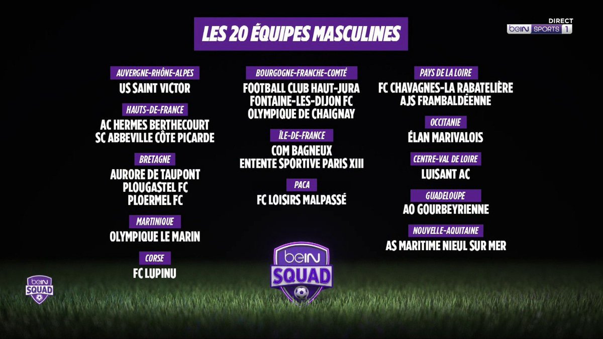 Grande nouvelle pour le FCL Malpassé !

Nous sommes fiers d’annoncer notre sélection dans le beIN SQUAD pour la saison 2025/2026. 🎉

Une belle mise en lumière du football amateur avec une visibilité sur beIN SPORTS. 📺✨

Merci à tous ceux qui font vivre le club chaque jour ! 🙌