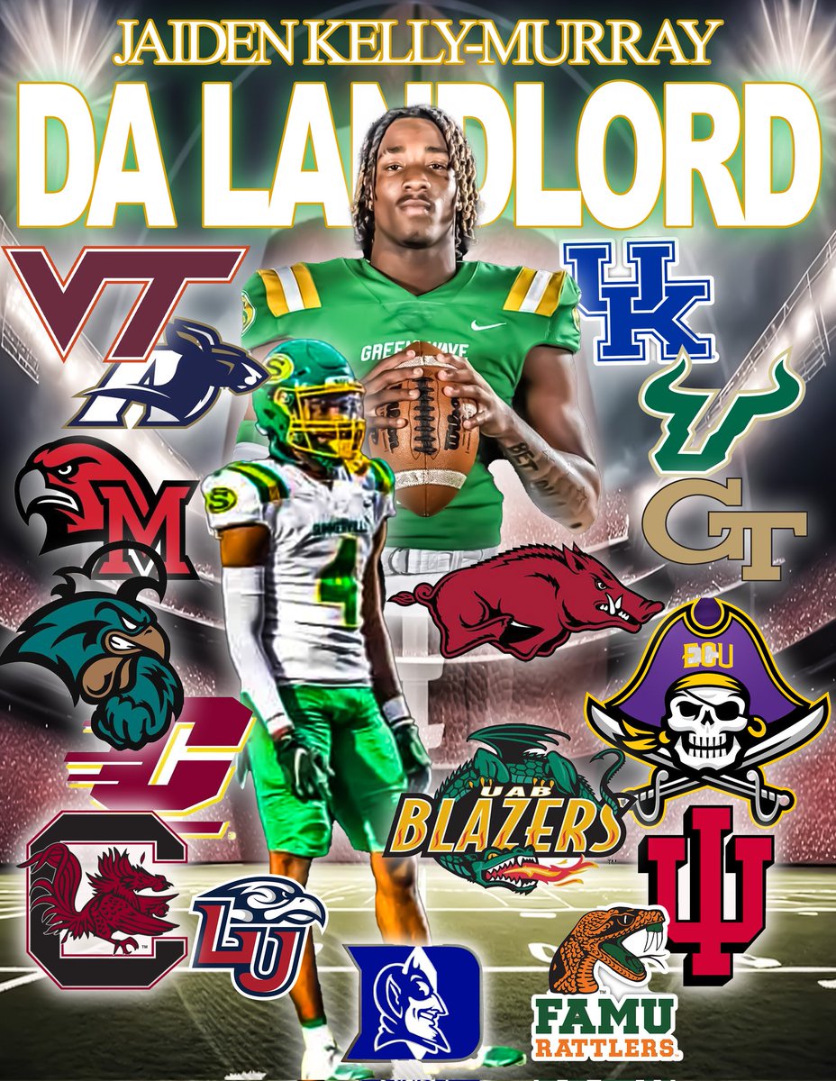 Congrats to <a href="/thejaidenkelly4/">Jaiden “Da LandLord” Kelly-Murray</a> on his 16th offer keep grinding young man and let the Lord lead you