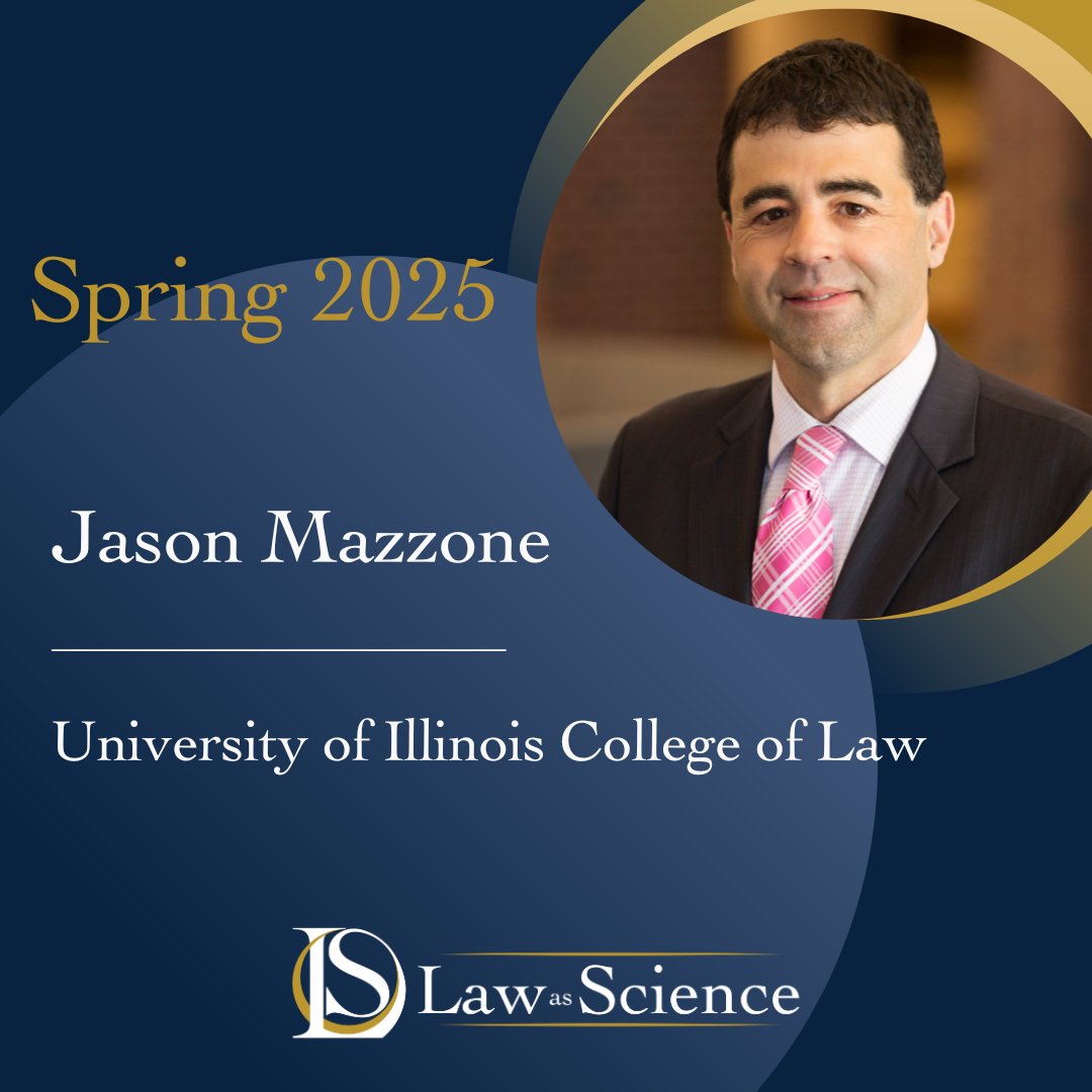 Our next speaker is Professor Jason Mazzone from University of Illinois College of Law. The topic of the lecture is "Uses (and Misuses) of History in Constitutional Interpretation”

The event will be held on April 9 at 12:00 PM (E.T.)

Registration link: illinois.zoom.us/meeting/regist…