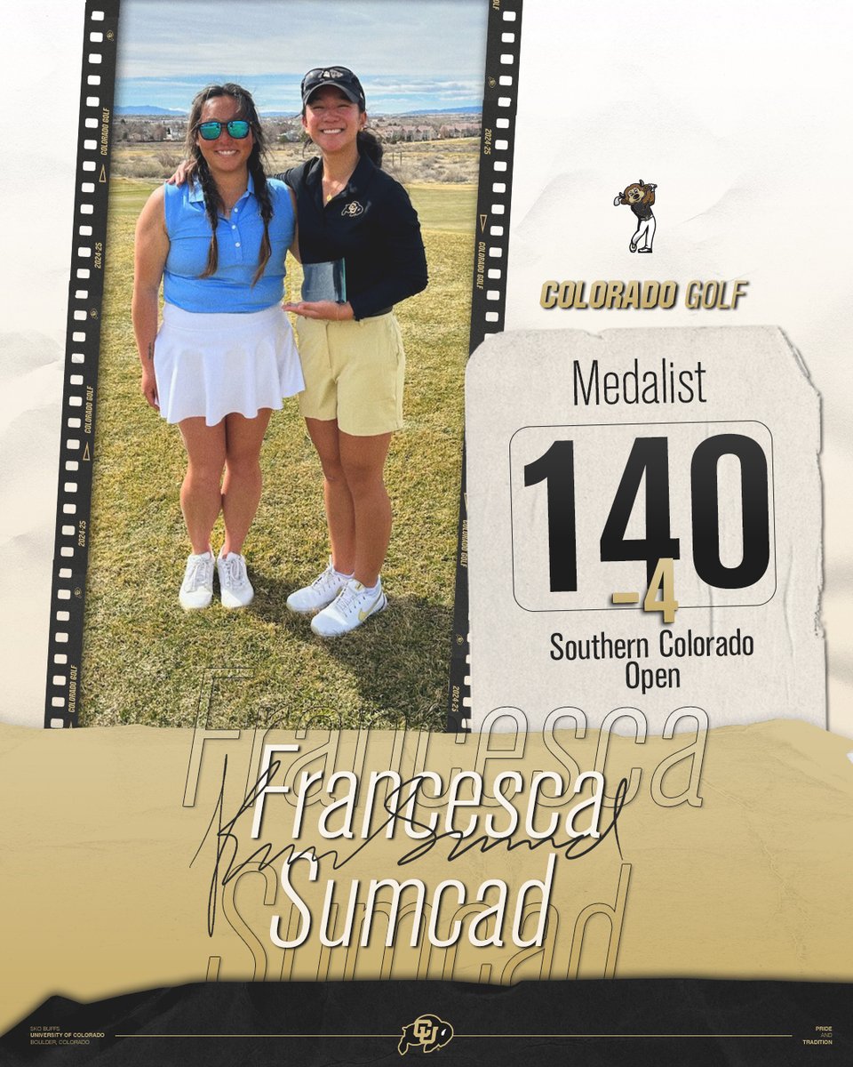 CUBuffsWGolf's tweet image. Buffs 🥇& 🥈at the Southern Colorado Open!