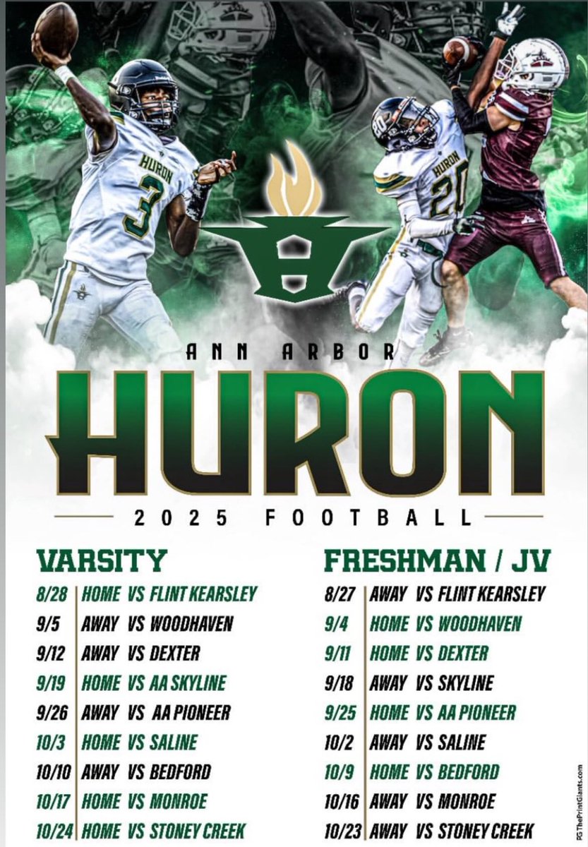 Huron Football (@aahfootball) on Twitter photo 