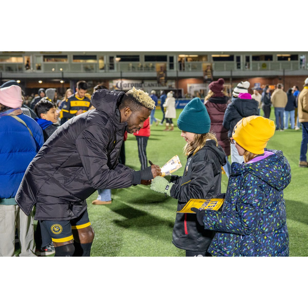 Augustine Williams (@augiwilliams) on Twitter photo Home Opener ✔️ Home Win ✔️ Kenny Forbes retirement send off ✔️
Happy to finally play at home in front of our amazing fans. Great way to get our first 3 points at home. Now we prepare for the next one. ⚽️🦍 <a href="/RiverhoundsSC/">Pittsburgh Riverhounds SC</a> ⚫️🟡 Home Opener ✔️ Home Win ✔️ Kenny Forbes retirement send off ✔️
Happy to finally play at home in front of our amazing fans. Great way to get our first 3 points at home. Now we prepare for the next one. ⚽️🦍 <a href="/RiverhoundsSC/">Pittsburgh Riverhounds SC</a> ⚫️🟡