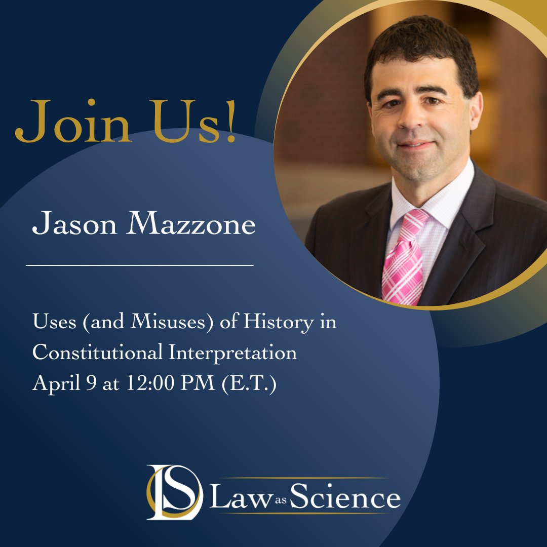 Join us! There's still time to register for our next event, held on April 9 at 12:00 PM E.T. 

The event will be held on April 9 at 12:00 PM (E.T.)

Registration link:illinois.zoom.us/meeting/regist…
