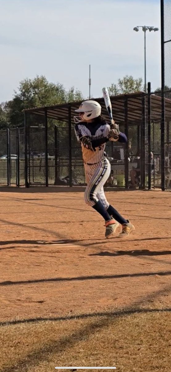 We have an amazing 2027 lefty triple threat leadoff. Excellent bat control. Terrific speed. Batting .423 with .593 OBP. Has been HBP 6x in 2 tourneys 😂. She owns 2B with terrific range. Holler at us if ur interested and trust me, you are. <a href="/isanyeliz_51/">Isanyeliz</a> can straight play.