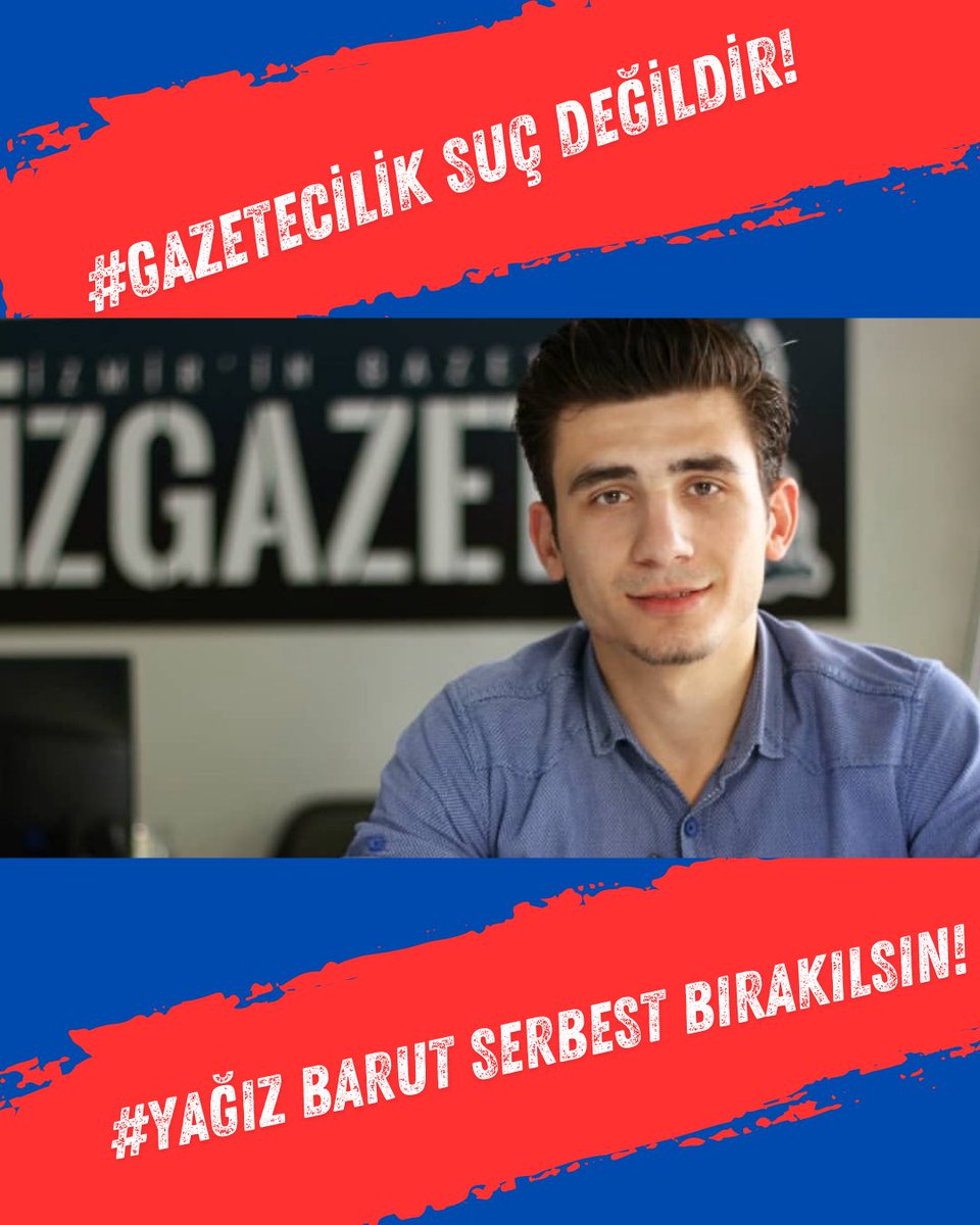 İzmir Gazeteciler Cemiyeti Yönetim Kurulu Üyesi ve Türkiye Gazeteciler Sendikası üyesi Yağız Barut #İzmir’de haber takibi yaptığı sırada polis tarafından kamerasına el konulmaya çalışıldı, vermek istemeyen Barut daha sonrasında gözaltına alındı.

#GazetecilikSuçDeğildir
