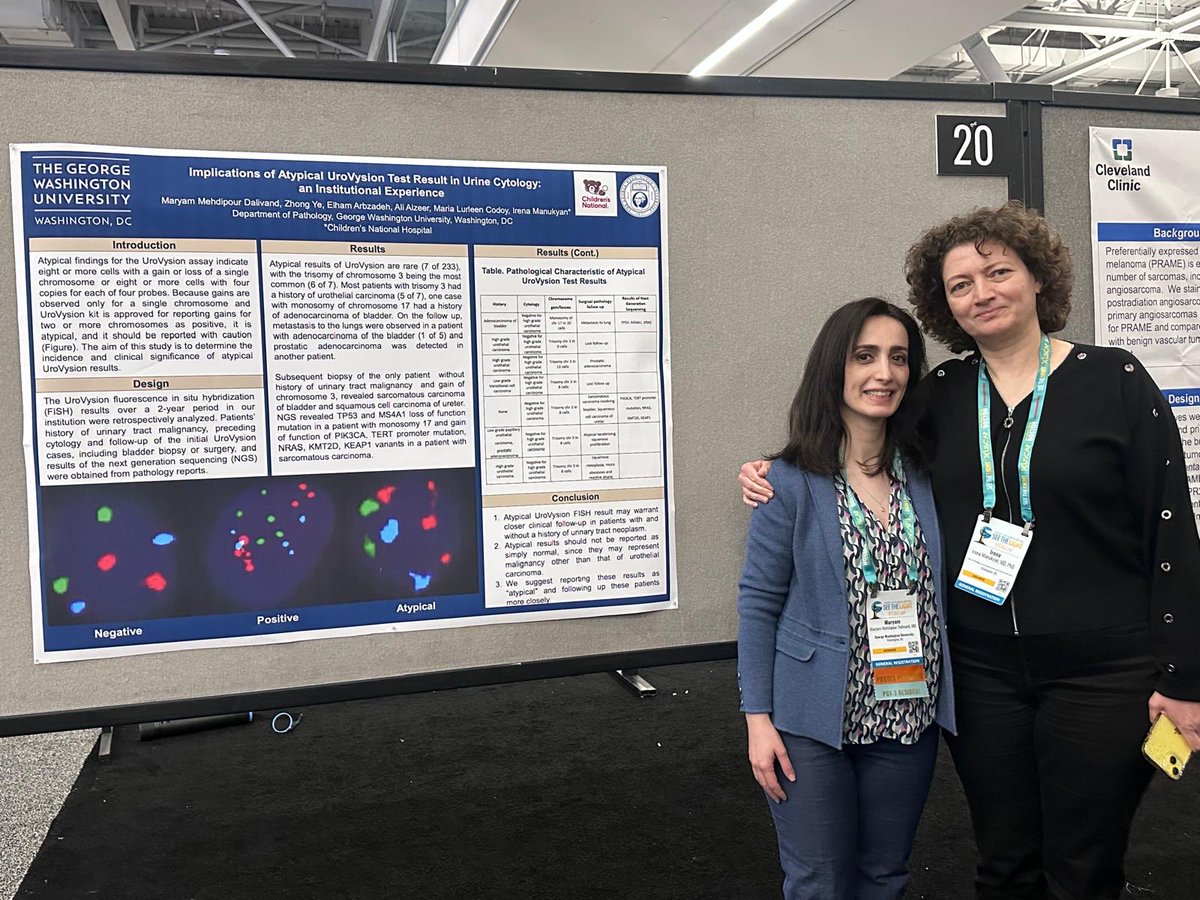 Irena Manukyan, M.D., PhD (@irenamanukyan) on Twitter photo Brilliant resident from GWU, future cytopathologist Maryam Mehdipour Dalivand <a href="/MaryamMpd/">Maryam Mehdipour</a>, presenting poster where she integrates molecular pathology and cytopathology #USCAP25 #pathresidents,<a href="/GWSMHS/">GW SMHS</a>,<a href="/GWPathology/">GWPathology</a>, #cytology, <a href="/cytopathology/">Cytopathology.org</a>, #TheUSCAP Brilliant resident from GWU, future cytopathologist Maryam Mehdipour Dalivand <a href="/MaryamMpd/">Maryam Mehdipour</a>, presenting poster where she integrates molecular pathology and cytopathology #USCAP25 #pathresidents,<a href="/GWSMHS/">GW SMHS</a>,<a href="/GWPathology/">GWPathology</a>, #cytology, <a href="/cytopathology/">Cytopathology.org</a>, #TheUSCAP
