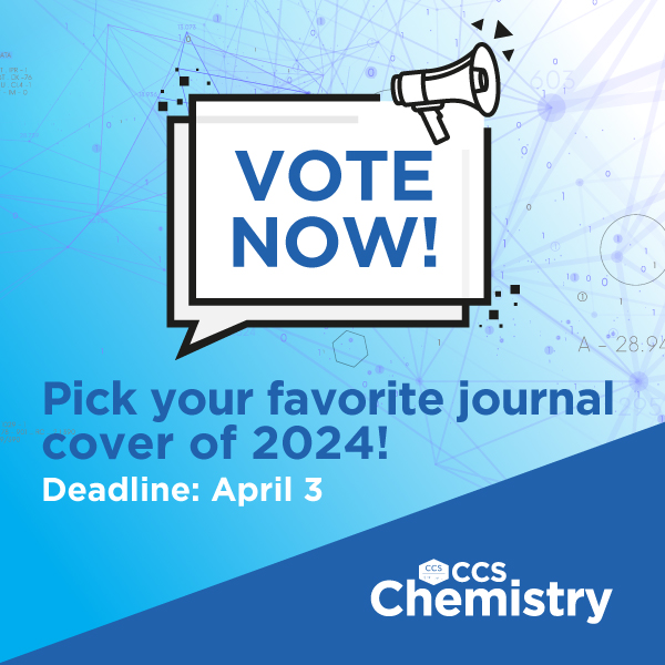 Chinese Chemical Society (CCS) (@chinesechemsoc) on Twitter photo Vote for your favorite 2024 <a href="/CCSChemistry/">CCS Chemistry</a> cover and be entered to win a CCS gift bag!
Click to vote: research.net/r/Q3LQL5V
#chemistry #openaccess #science #chemtwitter Vote for your favorite 2024 <a href="/CCSChemistry/">CCS Chemistry</a> cover and be entered to win a CCS gift bag!
Click to vote: research.net/r/Q3LQL5V
#chemistry #openaccess #science #chemtwitter