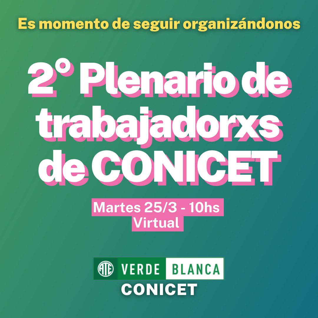 Luego de la hermosa y  multitudinaria marcha por Memoria, Verdad y Justicia, mañana nos encontramos para seguir organizándonos. 

⏱️ A las 10hs

📍Pedinos el link!