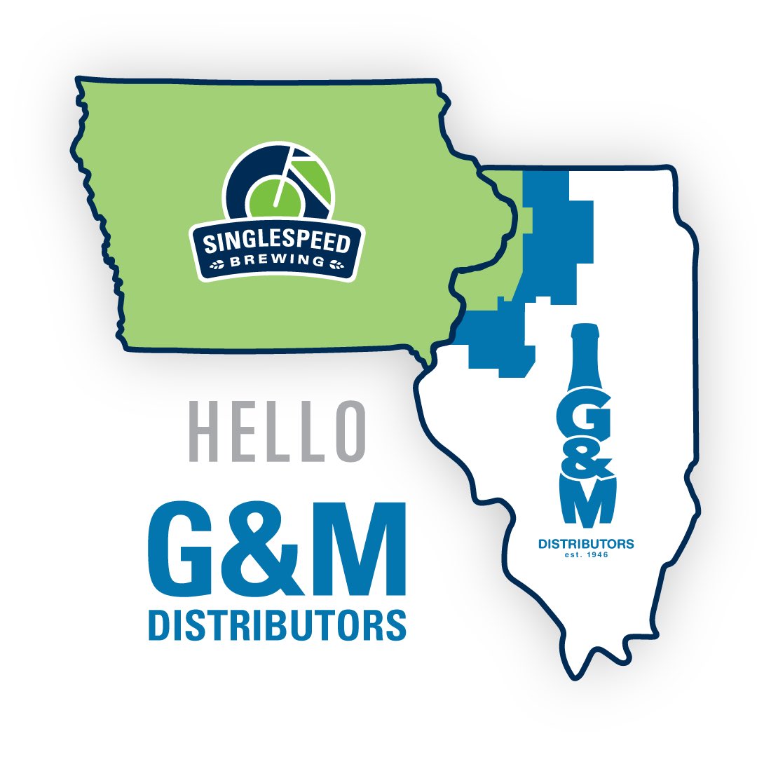 SingleSpeed Brewing (@singlespeedbeer) on Twitter photo 🎉Fun Fact 🎉
Did you know that you can proudly support SingleSpeed Brewing Co. from the Great State of Illinois?
We are beyond excited to announce our expansion via partnership with the good people <a href="/gmdistributors/">G&M Distributors</a>
Do we dare go west next?
👀
#FindYourSpeed
#StayTuned 🎉Fun Fact 🎉
Did you know that you can proudly support SingleSpeed Brewing Co. from the Great State of Illinois?
We are beyond excited to announce our expansion via partnership with the good people <a href="/gmdistributors/">G&M Distributors</a>
Do we dare go west next?
👀
#FindYourSpeed
#StayTuned