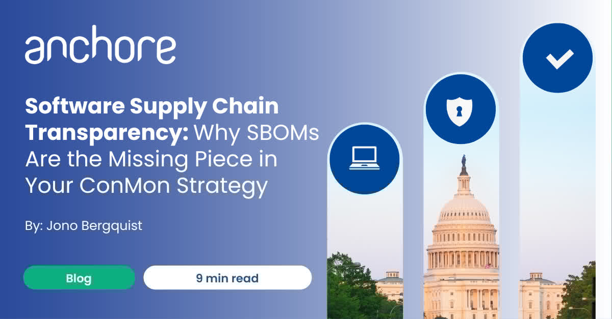 anchore's tweet image. ⚡ 10-minute incident response isn't just for tech giants.

Our latest blog shows how any organization can use SBOMs and #ConMon to identify vulnerable components in minutes, not days.

Learn how: anchore.com/blog/sboms-and…

#SoftwareSupplyChain #SBOM