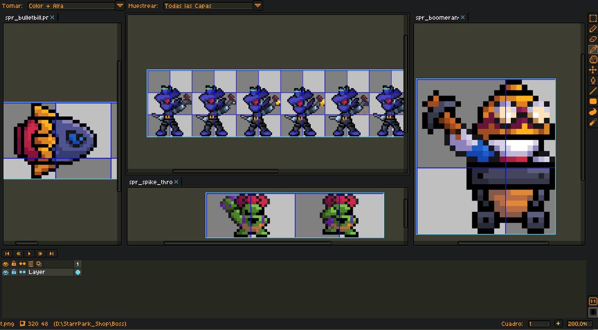 ChariVT's tweet photo. vistazo rápido de algunos enemigos :p #MBGS #BrawlStarsArt #pixelart https://t.co/UJg2LHwhqo