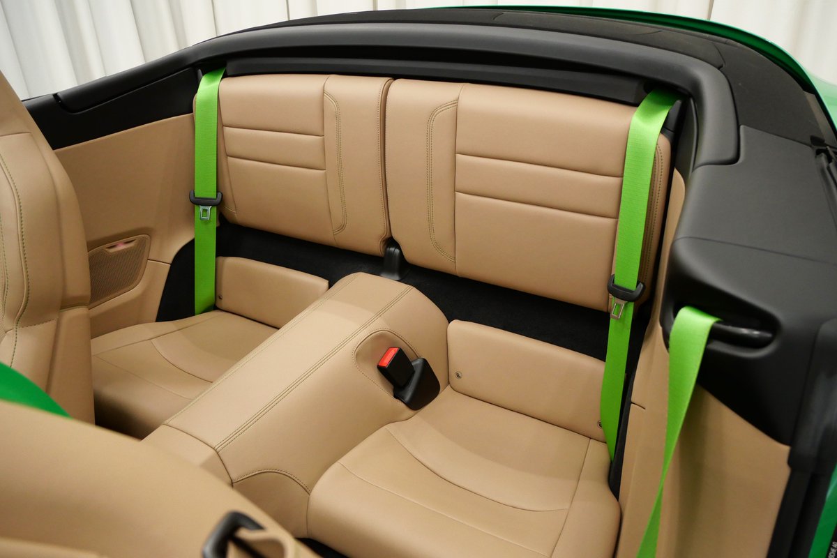 Grab the keys to this green machine! 💚 This 2022 Porsche 911 Carrera 4S Cabriolet is packing a 7-speed manual, Sport Chrono, rear axle steering, Burmester sound, and over $67K in options. #911Carrera4S #PythonGreenMachine

🔗: bit.ly/4iCggU9