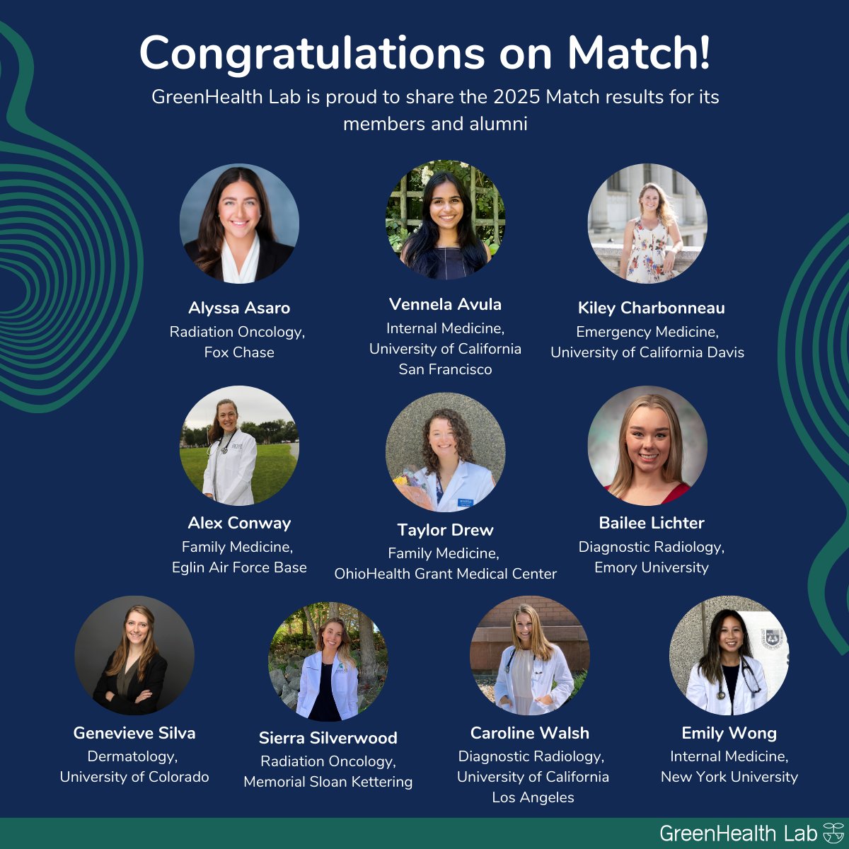 Katie Lichter MD MPH (@lichterkatie) on Twitter photo Celebrating our amazing <a href="/UCSFHospitals/">UCSF Health</a> GreenHealth Lab members & alumni on a successful #Match2025! From #radonc to Family Medicine, proud of this next generation of physician leaders🩺🌱
#MedTwitter #ClimateHealth #RepresentationMatters Celebrating our amazing <a href="/UCSFHospitals/">UCSF Health</a> GreenHealth Lab members & alumni on a successful #Match2025! From #radonc to Family Medicine, proud of this next generation of physician leaders🩺🌱
#MedTwitter #ClimateHealth #RepresentationMatters
