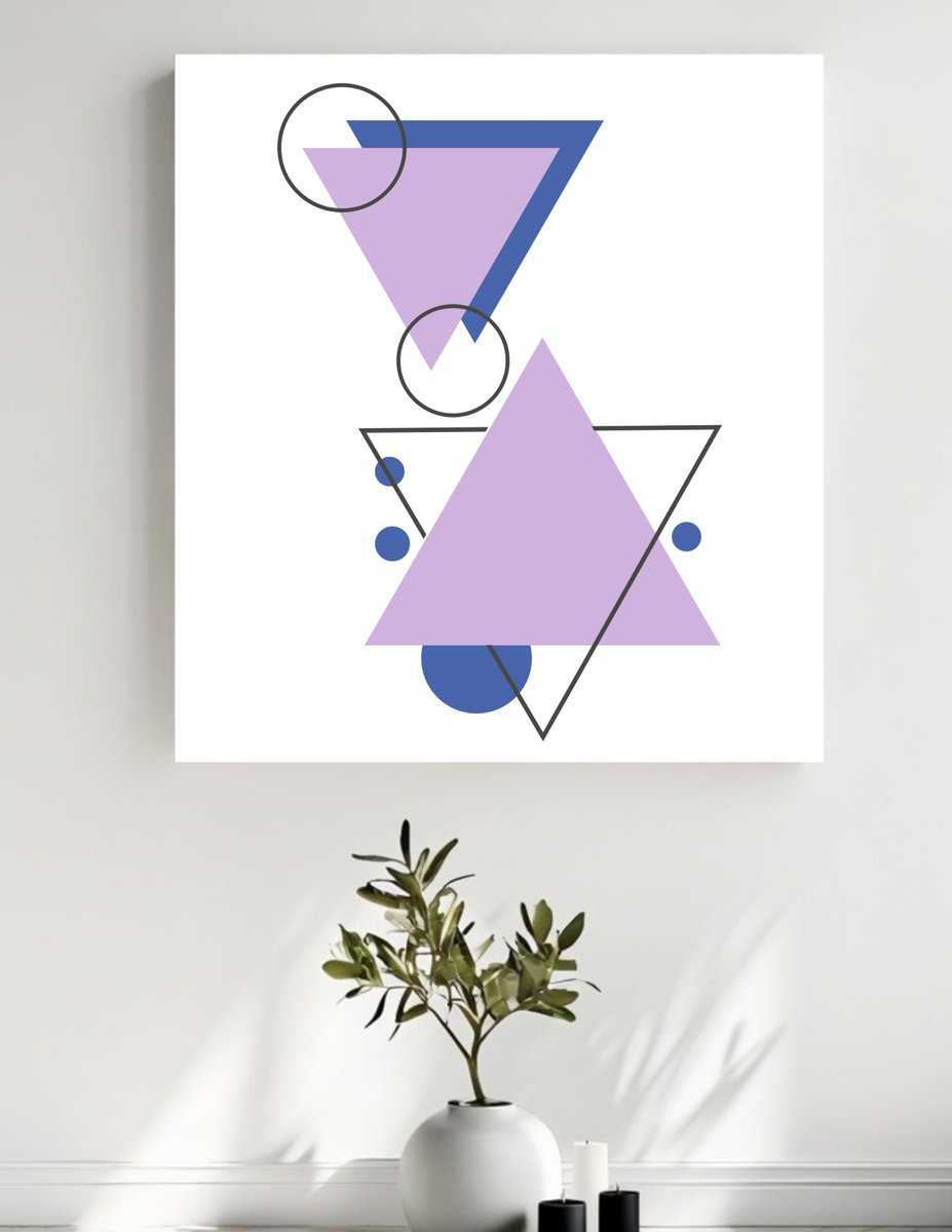AtelierDigitalD's tweet photo. https://t.co/7brBvQ2ieN
Featuring a dynamic design with eye-catching purple and blue triangles interwoven with sleek circular accents on a crisp white background, this piece is a must-have for contemporary home decor.
#wallart #digitalprints #pdfdownload #digitalfiles #atelierdigitaldesigns #digitaldesigns